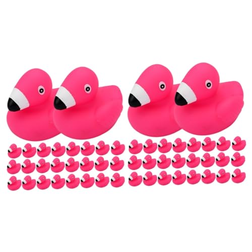 ifundom 48 STK Flamingo-Spielzeug Badewanne Badespielzeug Für Babys Babybadewanne Spielzeuge Spielzeug Babyspielzeug Spielzeug Für Die Babyparty Vinyl Karikatur Duschzubehör Kind von ifundom