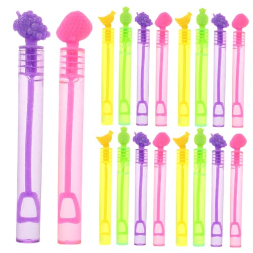 ifundom 48 Stück Reagenzglas-Blasenstab Outdoor draußen Bubble Machine for Bubble Maker Toys Sterne-Design-Blasenstäbe Partygeschenke von ifundom