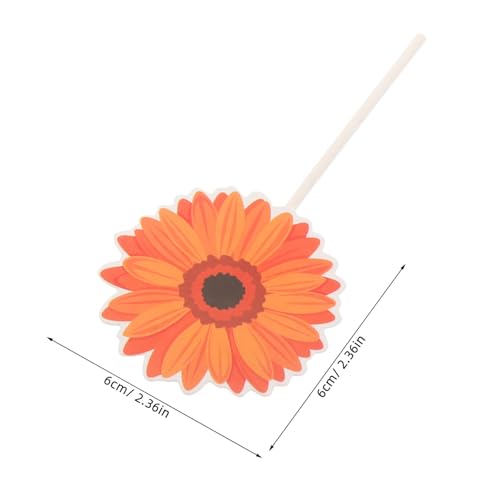 ifundom 48 Stück Süße Kuchendekorationen Blumen Partydekorationen Cupcake Topper Mit Gänseblümchen Blumen Cupcake Picker Hochzeitstortendekorationen Kuchendekoration In von ifundom