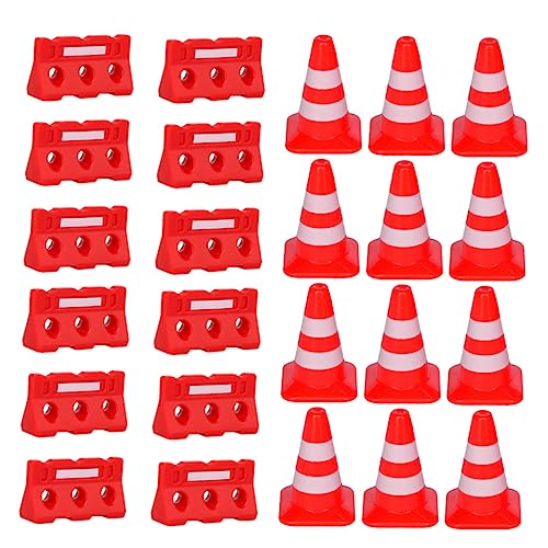 ifundom 48Stücke Mini Straßenblock Teile Rote Rote Wasserbarrieren für Pädagogisches Verkehrsspielzeug zur des Sicherheitsbewusstseins Kognitiven Entwicklung ifundom 48Stücke Mini Straßenblock Teile Rote Rote Wasserbarrieren für Pädagogisches Verkehrsspielzeug zur des Sicherheitsbewusstseins Kognitiven Entwicklung von ifundom