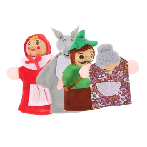 ifundom 4Stücke Fingerpuppen aus Teiliges Farbenfrohes für Interaktive Geschichtenerzähl und Rollenspiele Junge Mädchen und Kleinkinder für Kreative Spielmomente ifundom 4Stücke Fingerpuppen aus Teiliges Farbenfrohes für Interaktive Geschichtenerzähl und Rollenspiele Junge Mädchen und Kleinkinder für Kreative Spielmomente von ifundom