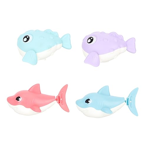 ifundom 4er Set Aufzieh Badespielzeug Für Babys Und Kleinkinder Wasserspielzeug Mit Niedlichen Tieren Haifisch & Kugelfisch 2 Farben Zufällig Ideal Für Badewanne Und Dusche ifundom 4er Set Aufzieh Badespielzeug Für Babys Und Kleinkinder Wasserspielzeug Mit Niedlichen Tieren Haifisch & Kugelfisch 2 Farben Zufällig Ideal Für Badewanne Und Dusche von ifundom