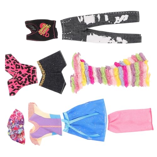 ifundom 5 Sets Puppenkleidung, Mini-Puppen-Outfit, Dekorative Shorts, Lässiges Outfit, Requisiten, Bezauberndes Puppenkostüm ifundom 5 Sets Puppenkleidung, Mini-Puppen-Outfit, Dekorative Shorts, Lässiges Outfit, Requisiten, Bezauberndes Puppenkostüm von ifundom
