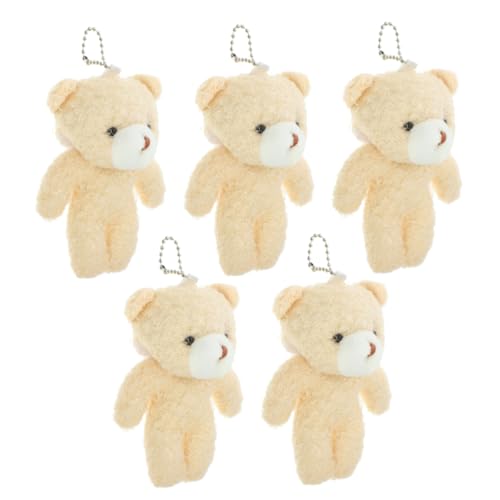ifundom 5 Stück Anhänger Niedliche Plüschbär Schlüsselanhänger für DIY Schmuck Taschen Handys Deko für Leicht und Tragbar ifundom 5 Stück Anhänger Niedliche Plüschbär Schlüsselanhänger für DIY Schmuck Taschen Handys Deko für Leicht und Tragbar von ifundom
