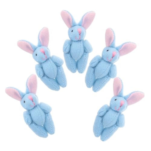 ifundom 5 Stück Gemeinsames Kaninchen Kleiner Kaninchenplüsch Mini-kaninchenspielzeug Ostern Plüschtiere Mini Stoffhase Kleines Hasenspielzeug Häschen Kuchen Topper Kurzer Plüsch Sky-Blue ifundom 5 Stück Gemeinsames Kaninchen Kleiner Kaninchenplüsch Mini-kaninchenspielzeug Ostern Plüschtiere Mini Stoffhase Kleines Hasenspielzeug Häschen Kuchen Topper Kurzer Plüsch Sky-Blue von ifundom