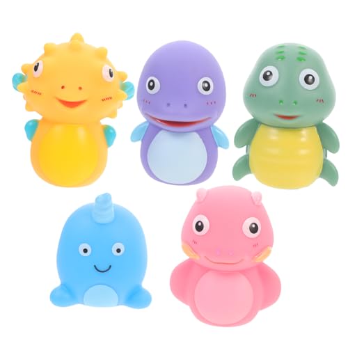 ifundom 5 Stück Handpuppen Flexible Puppen Kleinkind Tier Fingerpuppen Geschichtenerzähl Fingerpuppen Hand Fingerpuppen Fingerpuppen Aus PVC von ifundom