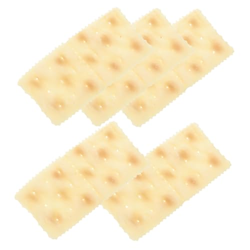 ifundom 5 Stücke Künstliche Soda Crackers Gefälschte Dessert Repliken Detaillierte Handwerkskunst für Küche ifundom 5 Stücke Künstliche Soda Crackers Gefälschte Dessert Repliken Detaillierte Handwerkskunst für Küche von ifundom