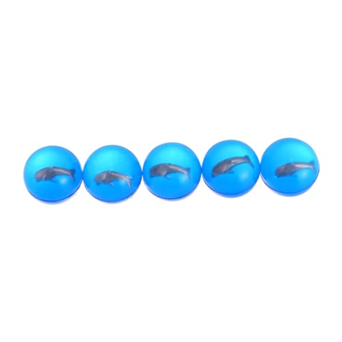 ifundom 5 Stück Lernspielzeug für Hüpfbauer Transparenter Ball pädagogisches Blue von ifundom
