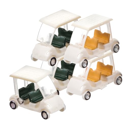 ifundom 5 Stück Mikrolandschafts-Sandtischmodell zum Selbermachen von Figur Karren Golfspielzeug Golfwagen Sammlerstück Modell eines Golfwagens Modell Harz ifundom 5 Stück Mikrolandschafts-Sandtischmodell zum Selbermachen von Figur Karren Golfspielzeug Golfwagen Sammlerstück Modell eines Golfwagens Modell Harz von ifundom