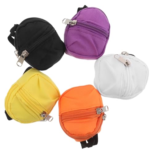 ifundom 5 Stück Mini-Rucksack Schlüsselbund mit Reißverschluss Etui für Ohrstöpsel Halter für Lippenbalsam Reißverschlusspanzer Taschenanhänger dekorative Rucksackanhänger Oxford-Stoff ifundom 5 Stück Mini-Rucksack Schlüsselbund mit Reißverschluss Etui für Ohrstöpsel Halter für Lippenbalsam Reißverschlusspanzer Taschenanhänger dekorative Rucksackanhänger Oxford-Stoff von ifundom