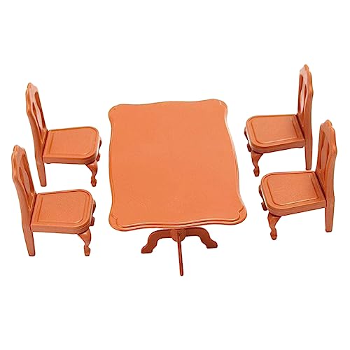 ifundom 5 Teiliges Miniatur Küchenmöbel Set Für Puppenhaus Mini Tisch Und Stühle Zubehör Für Kreative Rollenspiele Ideales Für ifundom 5 Teiliges Miniatur Küchenmöbel Set Für Puppenhaus Mini Tisch Und Stühle Zubehör Für Kreative Rollenspiele Ideales Für von ifundom