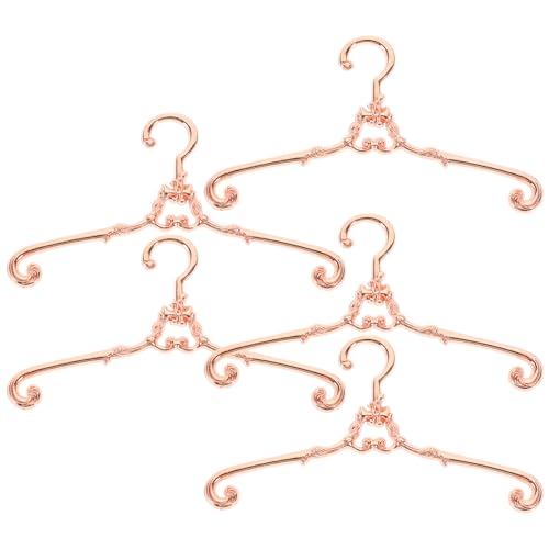 ifundom 5 Stück Puppen Kleiderbügel Kleiderbügel Kleiderständer Kleiner Kleiderständer Kleiderbügel Kleiner Kleiderständer Puppen Kleiderbügel Puppenschrank Kleiderbügel Mini von ifundom
