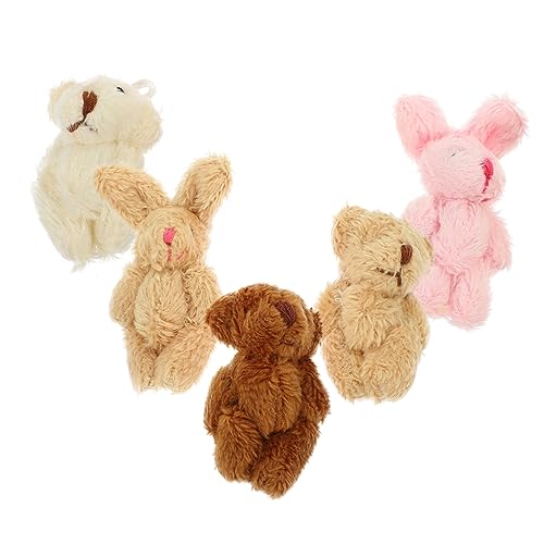 ifundom 5 Stück Puppenhauspuppe für kinderspielzeug Kid Toys kindergeburtstags mitgebsel Miniaturtier Puppenhaus Miniaturbär Mini-Kaninchenpuppen Mini-Bärenpuppen Plüsch ifundom 5 Stück Puppenhauspuppe für kinderspielzeug Kid Toys kindergeburtstags mitgebsel Miniaturtier Puppenhaus Miniaturbär Mini-Kaninchenpuppen Mini-Bärenpuppen Plüsch von ifundom