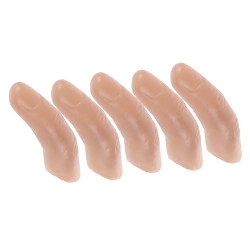 ifundom 5 Stück Realistische Fake Finger Verlängerung Trick Requisiten für Theater Halloween Cosplay Rollenspiel Zubehör von ifundom