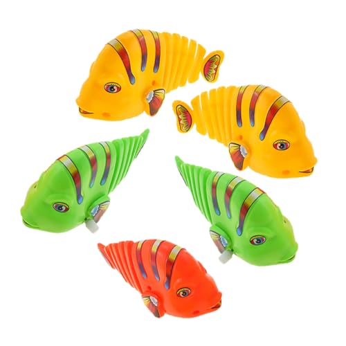 ifundom 5 Stück Schaukelfisch Kinderspielzeug Aufzieh Uhrwerk Fischspielzeug Und Kinderfisch Aufzieh Schaukelspielzeug Schaukelfisch Für Die Badewanne Aufzieh Fischspielzeug von ifundom