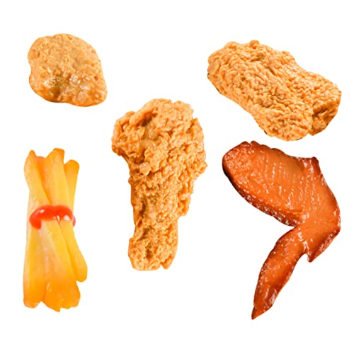 ifundom 5 Stück Künstliche Brathähnchen-Modelle – Gefälschte Snack-Dekoration Für Supermarkt Küche Schule ifundom 5 Stück Künstliche Brathähnchen-Modelle – Gefälschte Snack-Dekoration Für Supermarkt Küche Schule von ifundom
