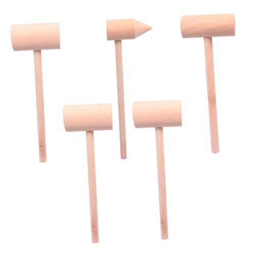 ifundom 5 Stück Teiliges Holzhammer Langlebiges Holzspielzeug für Glatte Oberfläche Leicht und Tragbar Geeignet als Richterhammer für Jungen und Mädchen ifundom 5 Stück Teiliges Holzhammer Langlebiges Holzspielzeug für Glatte Oberfläche Leicht und Tragbar Geeignet als Richterhammer für Jungen und Mädchen von ifundom