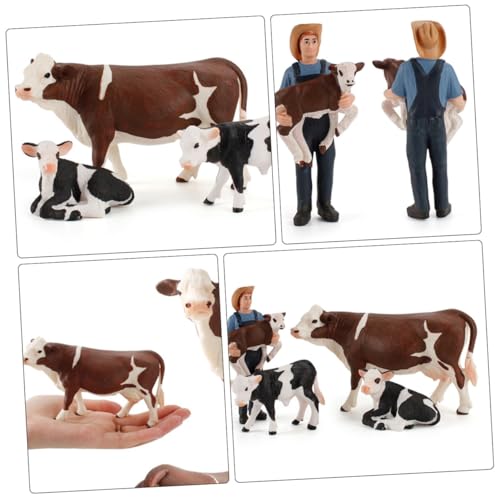ifundom 5 Stück Teiliges Mini Bauernhoftier aus PVC Realistische Kuhfiguren für Modelllandschaften Pädagogisches für Detailgetreue Tiernachbildungen zur Kognitiver Entwicklung ifundom 5 Stück Teiliges Mini Bauernhoftier aus PVC Realistische Kuhfiguren für Modelllandschaften Pädagogisches für Detailgetreue Tiernachbildungen zur Kognitiver Entwicklung von ifundom