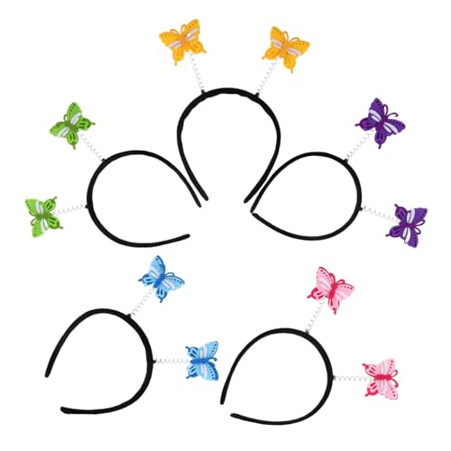 ifundom 5 Stück Teiliges Schmetterlings Stirnband für Verstellbar Leichtes Frühlingsdesign für Bühnenauftritte Partys Cosplay und Fantasievolles Verkleiden ifundom 5 Stück Teiliges Schmetterlings Stirnband für Verstellbar Leichtes Frühlingsdesign für Bühnenauftritte Partys Cosplay und Fantasievolles Verkleiden von ifundom