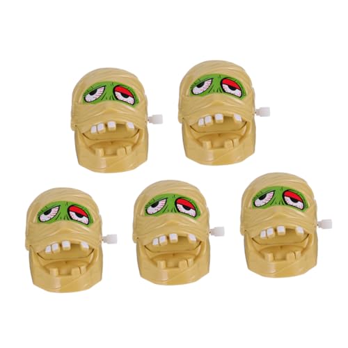 ifundom 5 Stück gewundenes Hüpfspielzeug Halloween für kinderspielzeug Glowing Toys lustige Geschenkideen Mumien-Aufziehspielzeug kreatives Aufziehspielzeug Plastik ifundom 5 Stück gewundenes Hüpfspielzeug Halloween für kinderspielzeug Glowing Toys lustige Geschenkideen Mumien-Aufziehspielzeug kreatives Aufziehspielzeug Plastik von ifundom