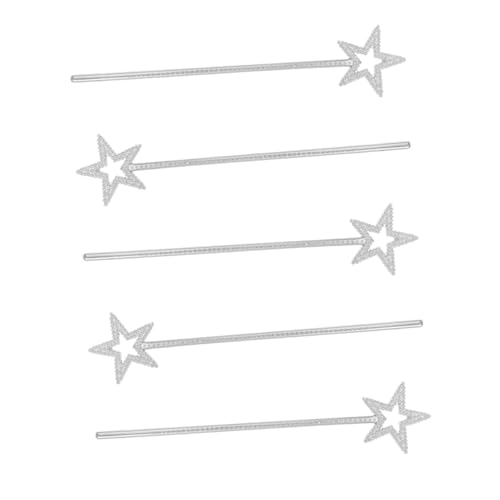 ifundom 5 Stücke Pentagram Kunststoff Fee Zauberstäbe Kinder Bühnenleistung Zauberstab Party Supplies von ifundom