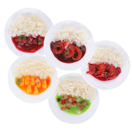 ifundom 5 Stücke Prop Modell Küche Zubehör Reis Spiel Foto Prop Pretend Restaurant Pretend Play Küche Zubehör Restaurant ifundom 5 Stücke Prop Modell Küche Zubehör Reis Spiel Foto Prop Pretend Restaurant Pretend Play Küche Zubehör Restaurant von ifundom