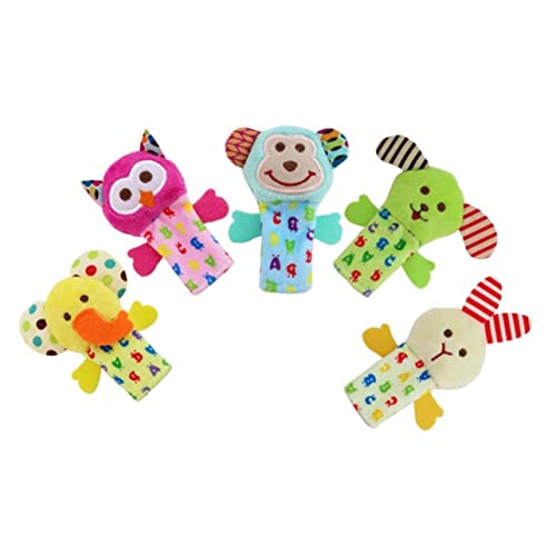 ifundom 5-teiliges Set Weicher Tier-handpuppen Für Kleinkinder – Sensorisches Spielzeug Für Babys Mit Winzigen Fingerhänden Und Geschichtenzeit ifundom 5-teiliges Set Weicher Tier-handpuppen Für Kleinkinder – Sensorisches Spielzeug Für Babys Mit Winzigen Fingerhänden Und Geschichtenzeit von ifundom