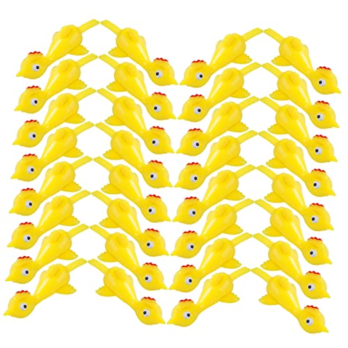 ifundom 50 Stück Auswurf Truthahn kalanchoe Party Interaktives Fingerspielzeug Kinderversorgung lustige Fingerspielzeuge Cartoon Truthahn Yellow von ifundom