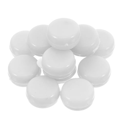 ifundom 50 Stück Box Spielzeugzubehör Quietscher Für Geräuschemacher Babys Kinderrassel Babyspielzeug Geräuschemacher Krachmacher Quietscheeinsatz Für Kunststoff Weiß von ifundom