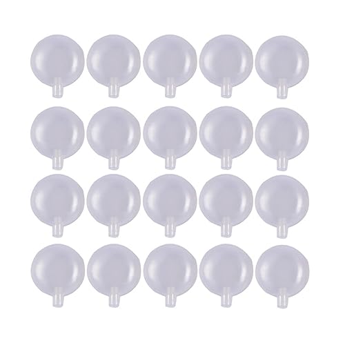 ifundom 50 Stück Dicke Quietscher Zubehör Sound-Toy-Insert-Noise-Maker Haustierspielzeug DIY-Toy-Insert-Sound-Maker Lärm Machender Spielzeugersatz Quietscher Reparaturwerkzeuge Plastik von ifundom