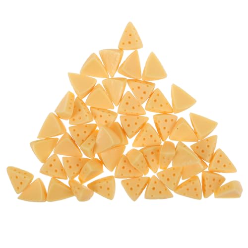 ifundom 50 Stück Simulierte Käse-bastel-Charms Künstliche Käse-Modelle Für Die Schmuckherstellung Dekorationen ifundom 50 Stück Simulierte Käse-bastel-Charms Künstliche Käse-Modelle Für Die Schmuckherstellung Dekorationen von ifundom