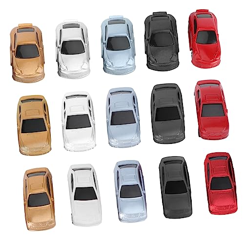 ifundom 50 Stück Layout-modellautos Tischmodell Mini-modellautos Bemaltes Modellauto Ausgestellte Modellautos von ifundom