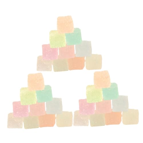 ifundom 50 Stück Mini Gummi Faux Bonbon Anhänger Die Im Dunkeln Leuchten Süße Verzierung Miniatur Fake Food Realistische Faux Bonbons Für Puppenhaus Scrapbooking von ifundom