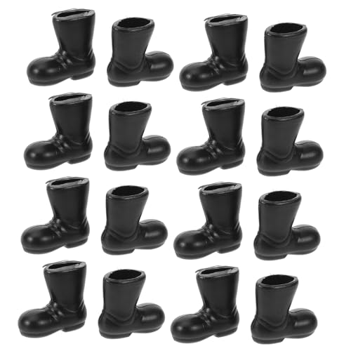 ifundom 50 Stück Mini-Weihnachtsstiefel Schuhe Figuren kleine Schneeflocken Mini Schuhe Dekoration Stiefel Spielpuppenschuhe Miniaturpuppenschuhe Plastik Black ifundom 50 Stück Mini-Weihnachtsstiefel Schuhe Figuren kleine Schneeflocken Mini Schuhe Dekoration Stiefel Spielpuppenschuhe Miniaturpuppenschuhe Plastik Black von ifundom