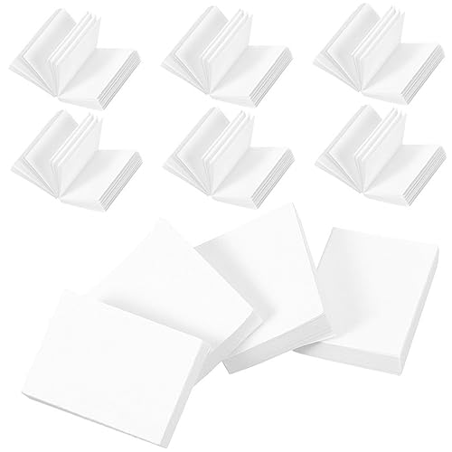 ifundom 50 Stück Puppenhaus-Buchmodell Puppenhausfiguren Mini- Miniatur Mini-Puppenstubensofa Mini Dollhouse Bücher Büchermodell für Puppenhaus Mini-Bücher-Set Papier Weiß von ifundom