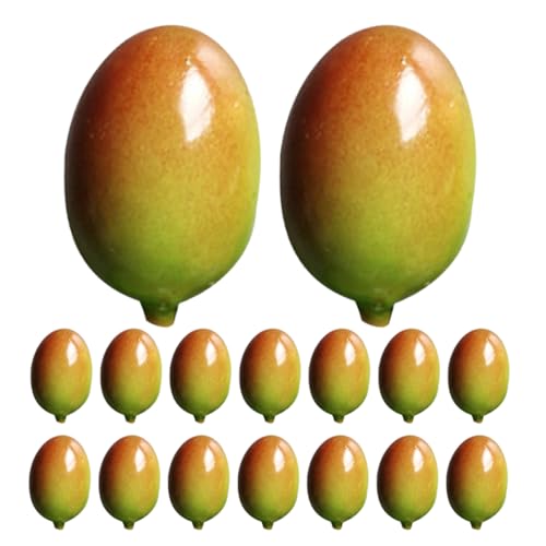 ifundom 50 Stück Realistische Gefälschte Oliven Simulation Lebensechte Dekorative Oliven Party Schaum Obst Dekoration Realistische Gefälschte Oliven Lebensechte Künstliche Früchte Modell von ifundom