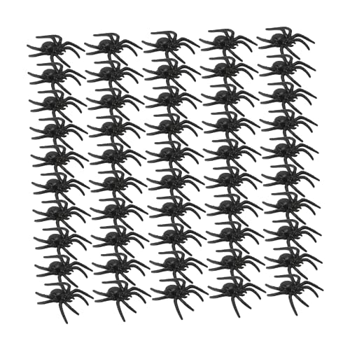 ifundom 50 Stück Simulationsspinne Dekoration Gefälscht Gruselige Spinnen Halloween-riesenspinne Halloween-trickspielzeug Streich Schrecken Kostüm Künstliche Spinnen Black Plastik ifundom 50 Stück Simulationsspinne Dekoration Gefälscht Gruselige Spinnen Halloween-riesenspinne Halloween-trickspielzeug Streich Schrecken Kostüm Künstliche Spinnen Black Plastik von ifundom