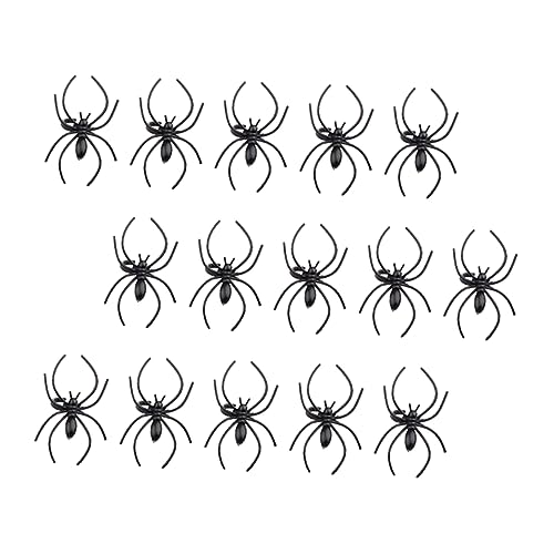 ifundom 50 Stück Spinnen Ring Spinnenring Dekoration Spinnenring-Trick Spinnenring Requisiten Spinnenring Partygeschenke Gruseliger Spinnenring Halloween-Party-spinnenringe Black Plastik ifundom 50 Stück Spinnen Ring Spinnenring Dekoration Spinnenring-Trick Spinnenring Requisiten Spinnenring Partygeschenke Gruseliger Spinnenring Halloween-Party-spinnenringe Black Plastik von ifundom