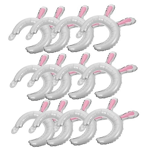 ifundom 50 Stück Stirnband Aluminiumfolie Ballon Kaninchen wasserballon Ballonbogen-Kit geburtstagsdeko kindergeburtstags dekoration Kinderstirnband Ballondekor für von ifundom