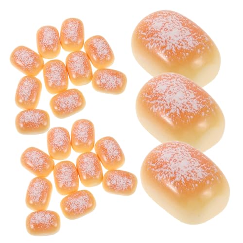 ifundom 50 Stück Teiliges Miniaturbrot Resin Realistische Simulation von Gebäck und Toast Leichtes DIY-dekorationszubehör für Puppenhaus Küche und Heim Tragbare Mini-brotmodelle für ifundom 50 Stück Teiliges Miniaturbrot Resin Realistische Simulation von Gebäck und Toast Leichtes DIY-dekorationszubehör für Puppenhaus Küche und Heim Tragbare Mini-brotmodelle für von ifundom