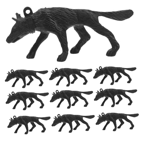 ifundom 50 Teilige Hundestatuen Miniatur Polizeihundefigur – Simulationstiermodelle Für Verbessern Die Kognitive Entwicklung Für Sandkasten Rollenspiele von ifundom