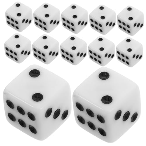 ifundom Würfel Großpackung 50 STK 16mm Standard Acryl Würfel Sets für Gaming Mathematik Klassenzimmer von ifundom