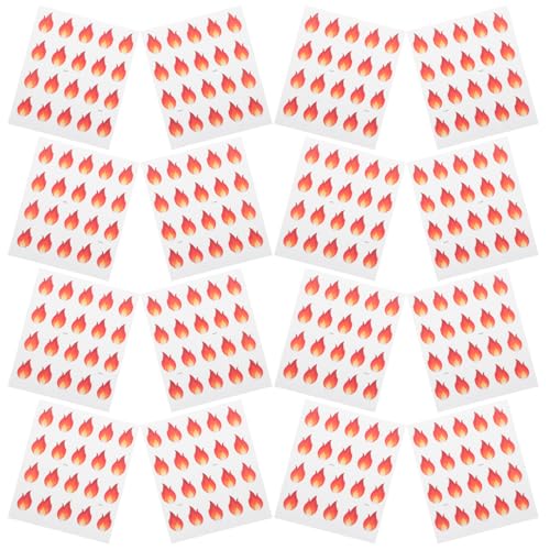 ifundom 500 Pcs Flammenaufkleber Feuer Aufkleber Etikettenaufkleber Für Gläser Kleine Etikettenaufkleber Küchenetiketten Für Behälter Dekorative Etiketten Für Gläser PVC ifundom 500 Pcs Flammenaufkleber Feuer Aufkleber Etikettenaufkleber Für Gläser Kleine Etikettenaufkleber Küchenetiketten Für Behälter Dekorative Etiketten Für Gläser PVC von ifundom