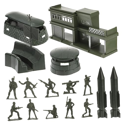 ifundom 56st Sodier-Modell Spielzeuge Puzzle-Spielzeug Militärisches Spielzeug Gehirnspielzeug Spielzeug Für Armeemänner Spielzeug Für Kinder Jungs-Spielzeug Mini-Modell Mann Junge Soldat von ifundom