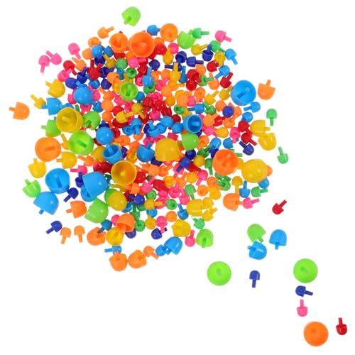 ifundom Pilznägel-Spielzeug 592-teiliges Steckpuzzle Für Kinder Pädagogisches Vorschulspielzeug Bausteine Hand-Augen-koordination von ifundom