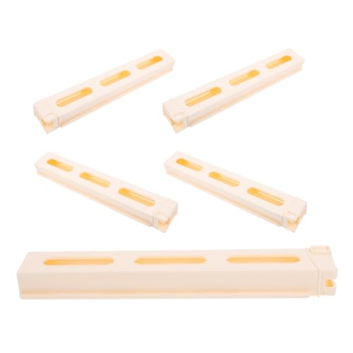 ifundom 5stücke Teiliges Domino Racks Für Mexican Train Spiel Robuste Kunststoffhalter Für Effektive Aufbewahrung Und Einfache Handhabung Für Brettspiel-Liebhaber von ifundom