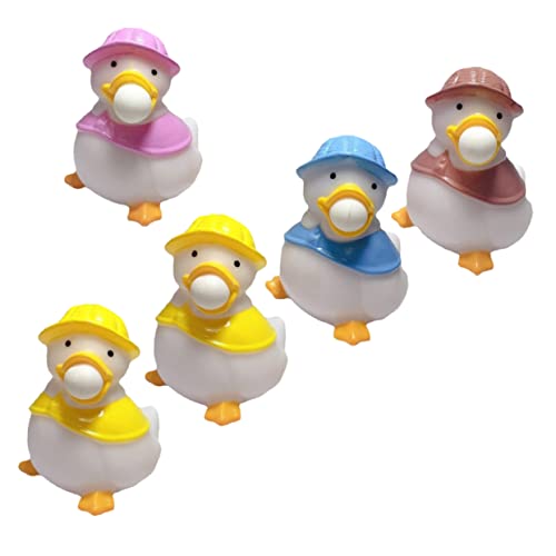 ifundom 5St Ente Druckminderer Badespielzeug für Babys Zappelspielzeug Stress Tiere süße Ente Stress abbau stressabbau Toy kniffliges -Squeeze- Vinyl ifundom 5St Ente Druckminderer Badespielzeug für Babys Zappelspielzeug Stress Tiere süße Ente Stress abbau stressabbau Toy kniffliges -Squeeze- Vinyl von ifundom