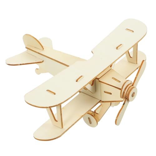 ifundom 5St Flugzeugmodell Spielzeug Kinder bastelset basteln für Kinder 3D-Holz Flugzeugpuzzle für Erwachsene Basteln für Erwachsene Büro-Schreibtischdekorationen Flugzeugpuzzle aus Holz von ifundom