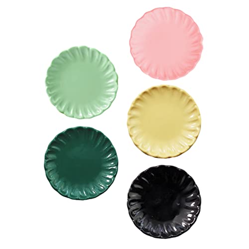 ifundom 5St Mini-Speise- und Spielschale Miniature Food puppenhauszubehör Kochgeschirr Geschirr Teller Puppenhausküche Puppenhaus-Miniaturen Harz von ifundom