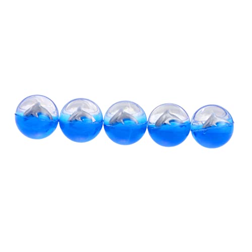 ifundom 5St große Hüpfbälle Spielzeug für draußen Hüpfbälle Partygeschenke Spielzeuge Wasserball Springball aus Gummi Kinder Lernen Spielzeug prallen Hüpfender Ball transparente Kugel von ifundom
